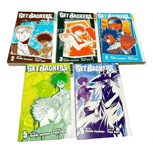 Get Backers Lot  5 Graphic Novel Lot 5 Vol 2 3 4 5 6 Yuya Aoki English
